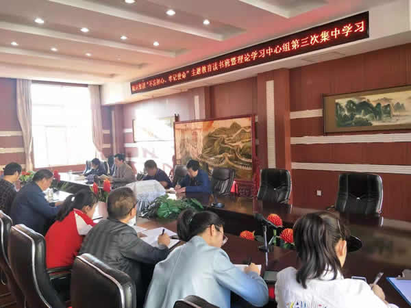 隴運集團公司召開“不忘初心、牢記使命”主題教育讀書班暨理論學(xué)習(xí)中心組第三次、第四次集中學(xué)習(xí)會議